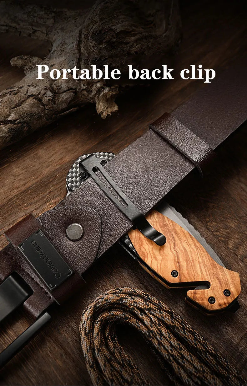 Folding knife high hardness multifunctional fruit knife outdoor portable camping tools folding knife self-defense pocket knife
