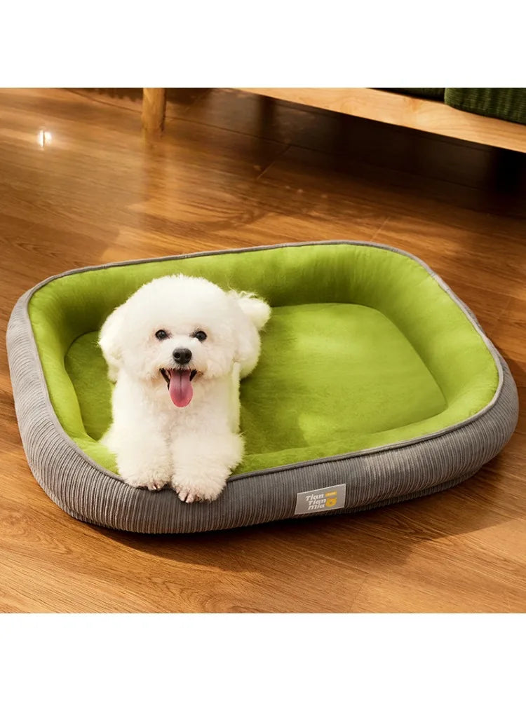 4-Season Removable Pet Kennel Mat - Winter Warm Bed for Dogs & Cats
