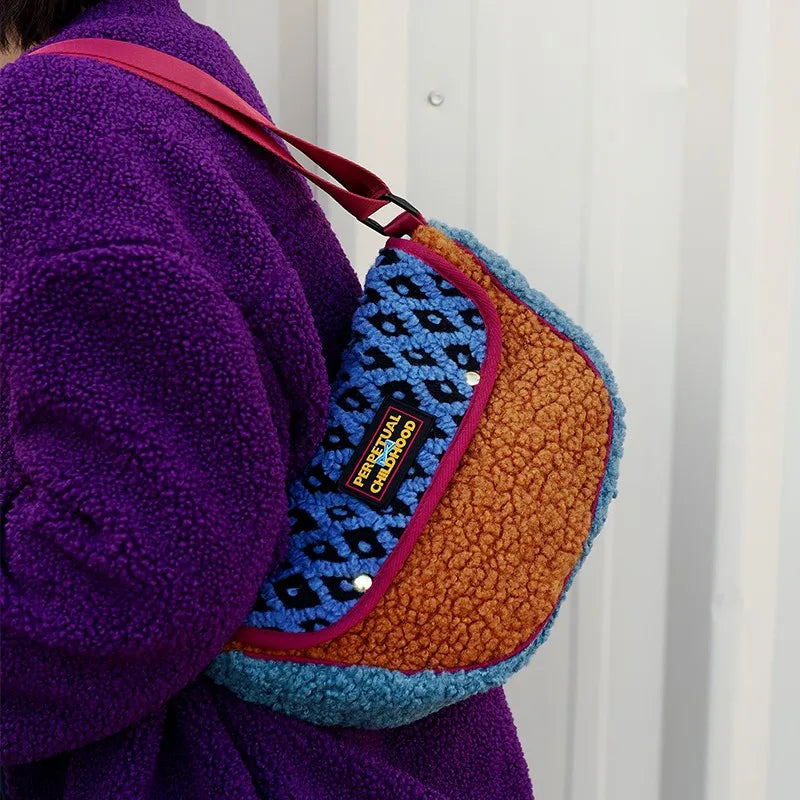 Original Plush Shoulder Bag For Women