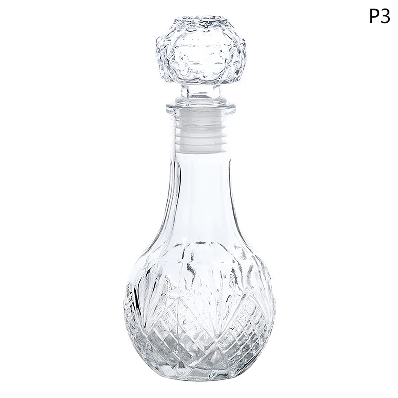 Transparent Whiskey Glass Decanter – 100ml & 150ml Party Barware Bottle