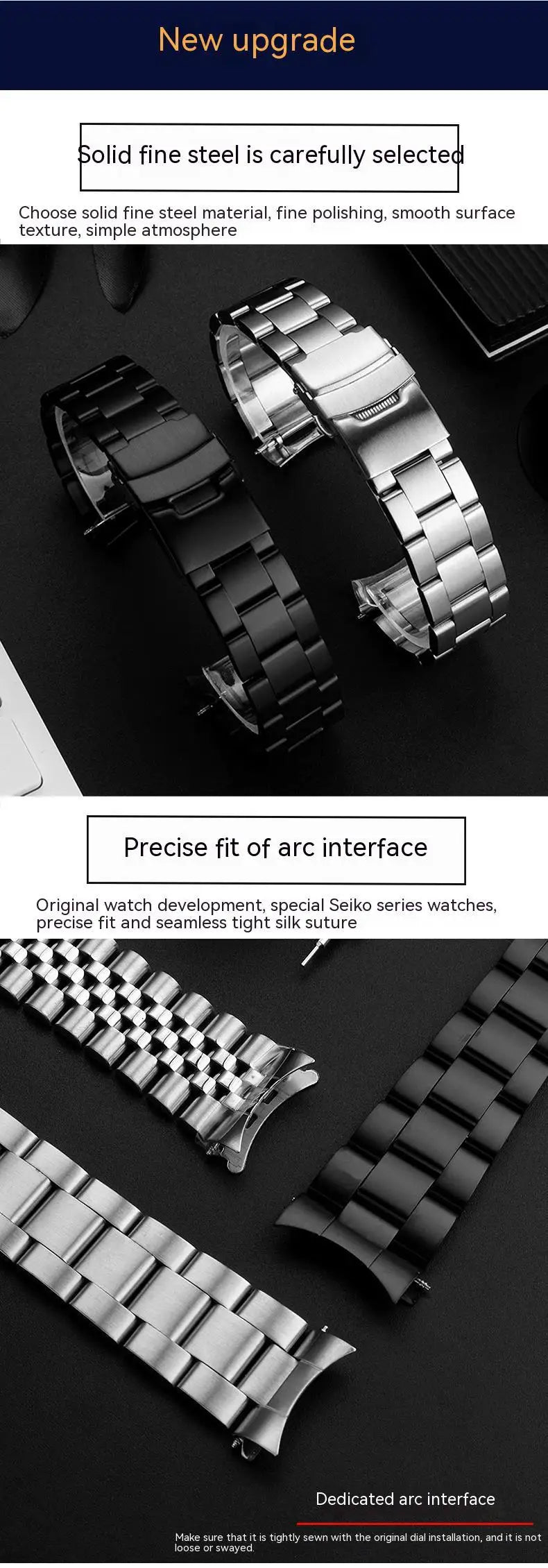 20mm 22mm For Casio MDV106-1A MDV-107 MTP-VD01 MDV-106D Strap Stainless Steel Wristband Metal Bracelet Replacement Watchband