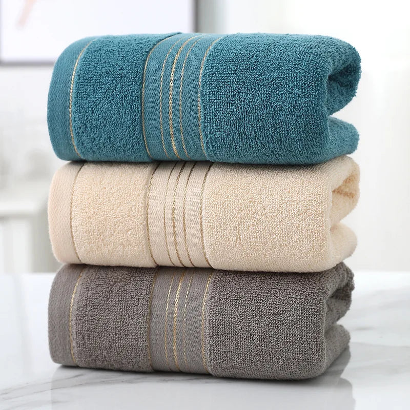 All-Cotton Class A Premium Face & Bath Towel Set - Thickened & Highly Absorbent
