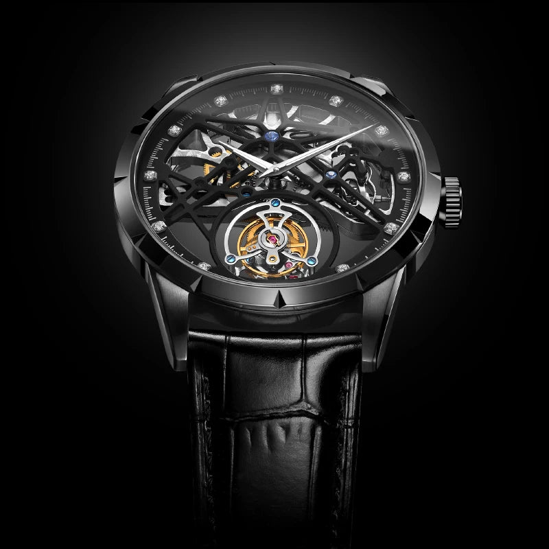 AESOP Original Flying Tourbillon Watches For Men Skeleton Tourbillon Movement Mechanical Watches Sapphire Mirror Official Store