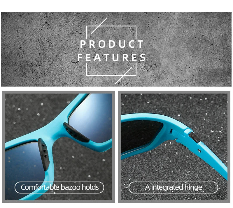 High Definition Polarized Sunglasses for Men Women Outdoor Sport Fishing Sun Glasses UV400 Protection Driving Eyeglasses