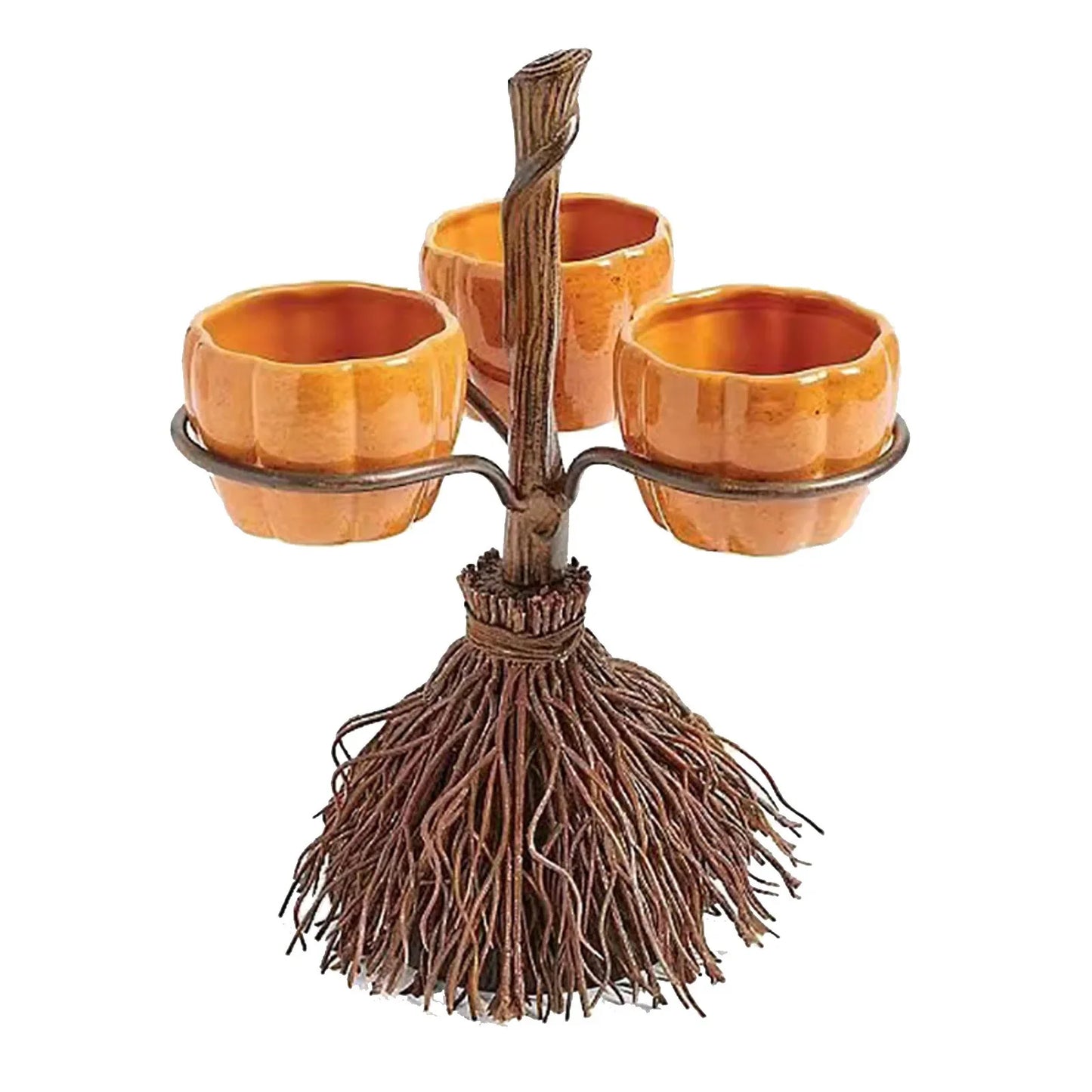 Party Buffet Display Tray Desktop Decoration Halloween Pumpkin Snack Tray Rack Witch Bowl Cake Rack Dessert Fruit Tray