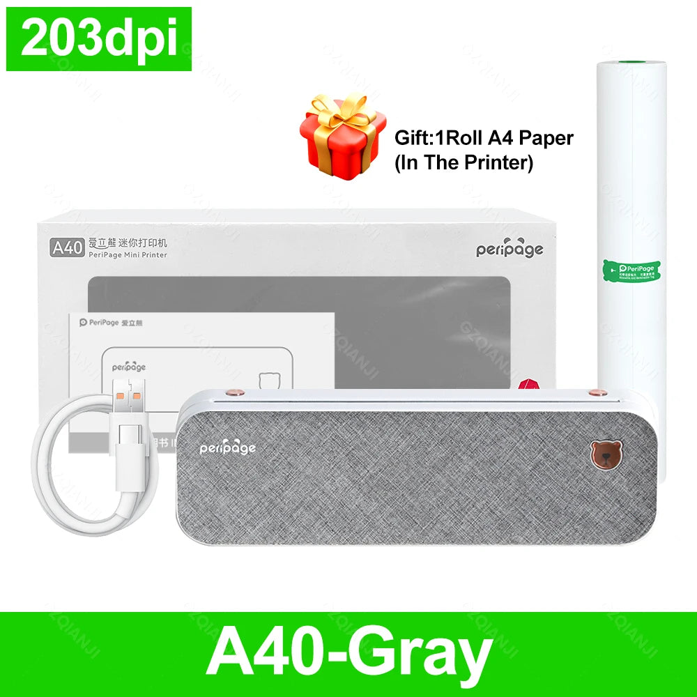 A4 Printer Wireless, No Ink or Toner