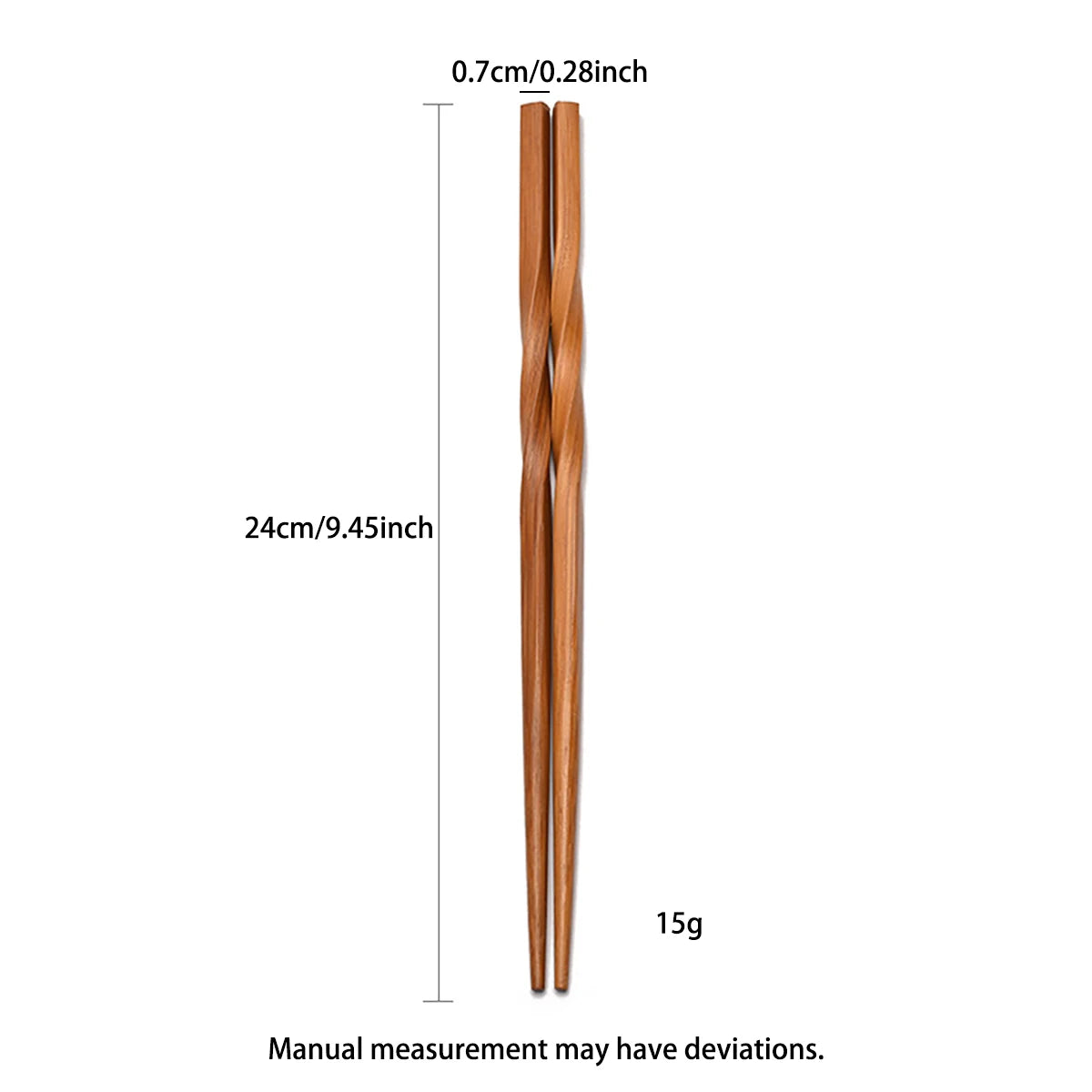 5pairs Bamboo Chopsticks Dinnerware Set Household Hotel Dining Chopsticks Carbonized Chopstick 24cm Fried Dough Twists chopstick