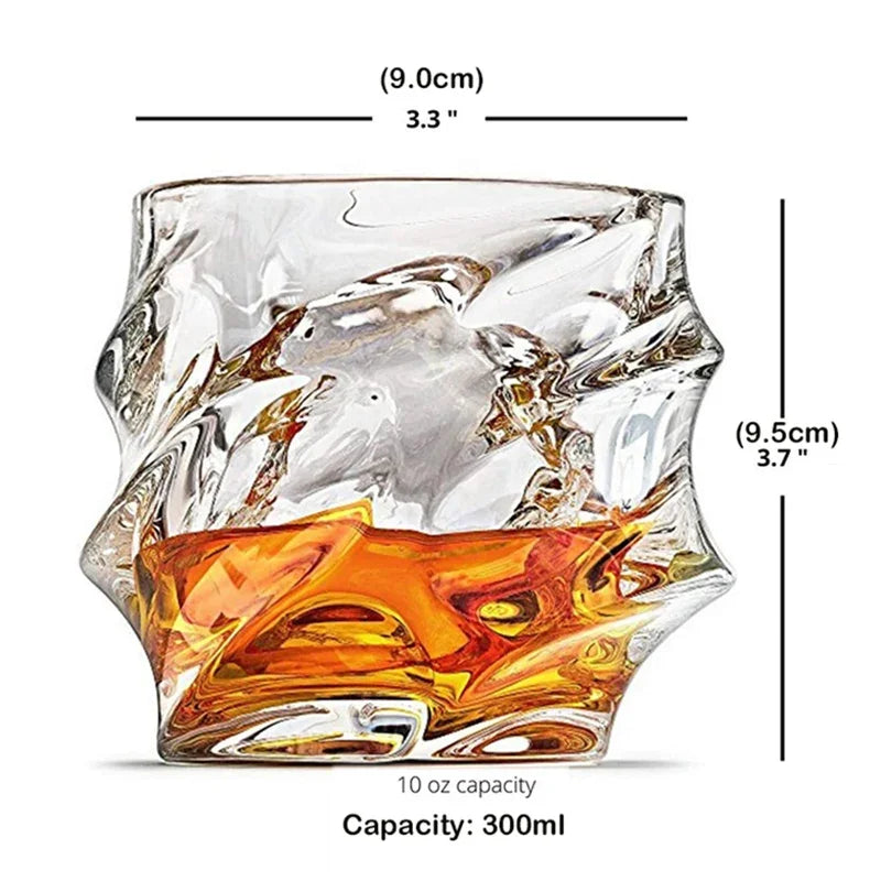 Glassware Cocktails Different Glass Cups Fashion Whiskey Glasses Scotch Bourbon Cocktails RUM Durable Whiskey Glass Drinkware