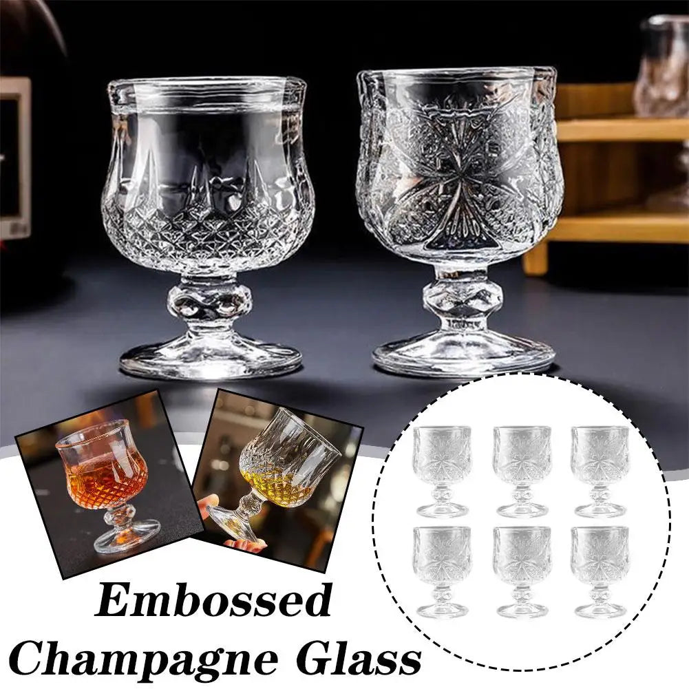 High Foot Cup Drink Cups Wineglasses Goblet Transparent Glass for Home Restaurant Bar Juice Mugs Diamond Drinkware Water Cu I2H8