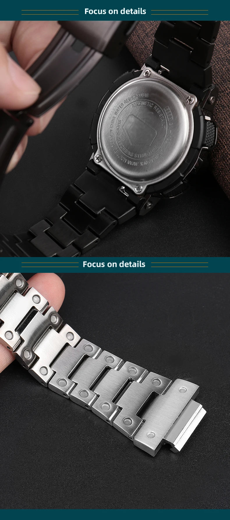 20mm 22mm For Casio MDV106-1A MDV-107 MTP-VD01 MDV-106D Strap Stainless Steel Wristband Metal Bracelet Replacement Watchband