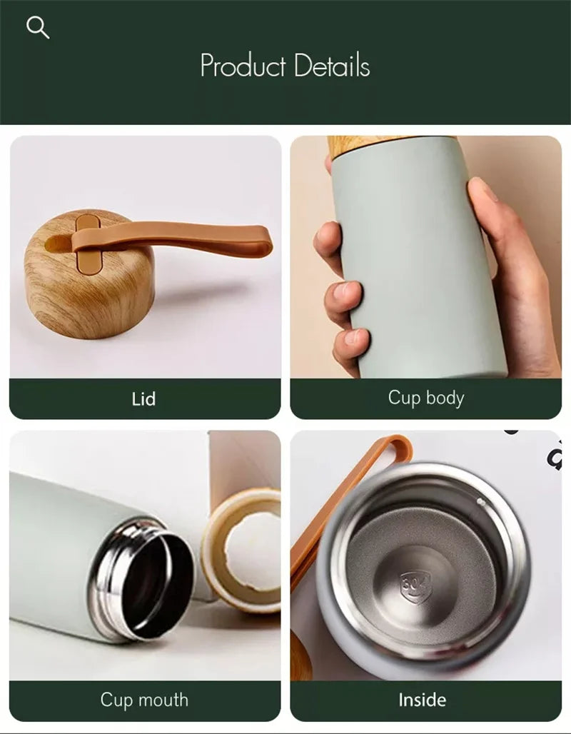 Thermos 304 Stainless Steel Vaccum Mug