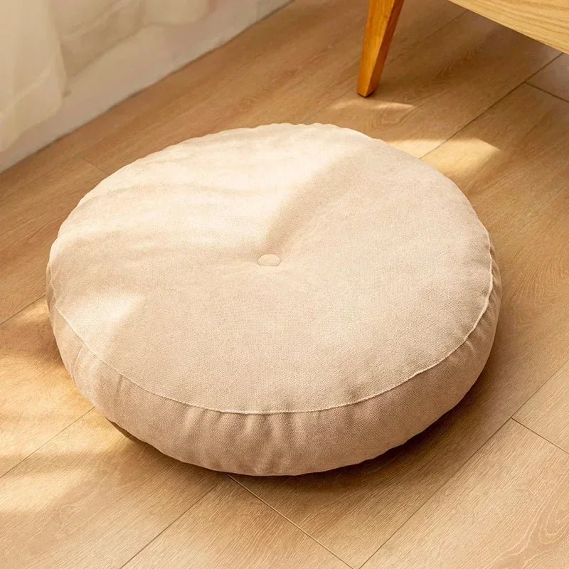 Japanese Style Memory Foam Yoga Seat Cushion 42x42 & 47x47cm – Meditation & Sofa Pillow, All Seasons