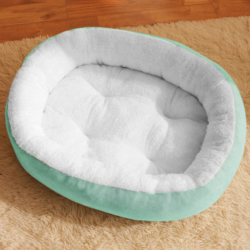 Truelove Plush Round Pet Bed - All-Season Mat for Indoor/Outdoor Cats & Dogs