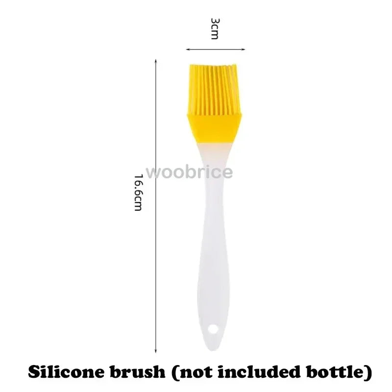 2in1 Kitchen Oil Sprayer Glass Bottle for Cooking Anti-leakage Olive Oil Bottle for BBQ Air Fryer Salad Steak Kitchen Supplies