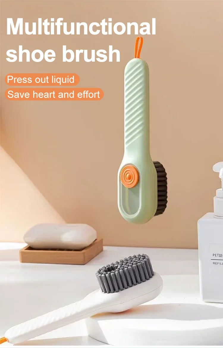 Shoe Brush Cleaner Brush for Cleaning Shoes for Slippers Sneakers Rubber Soft-bristled Liquid Shoe Cleaning Brush Clothing Brush