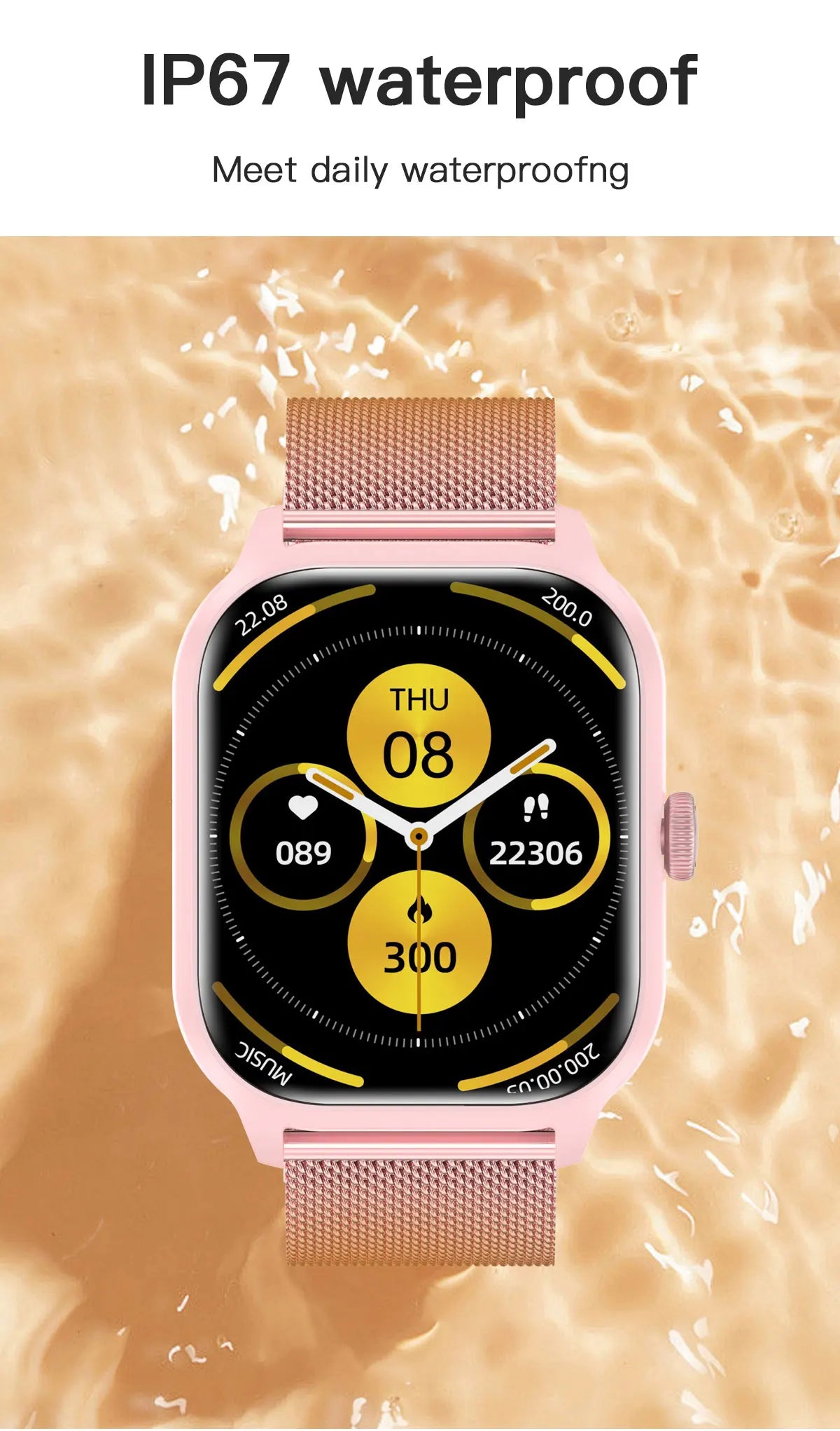 LEMFO LT10 Smart Watch Android Gift Bluetooth Call Smartwatch Touch Dial Music Fitness Tracker Sports Watches