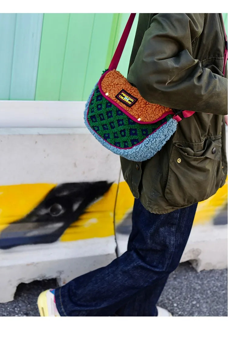 Original Plush Shoulder Bag For Women