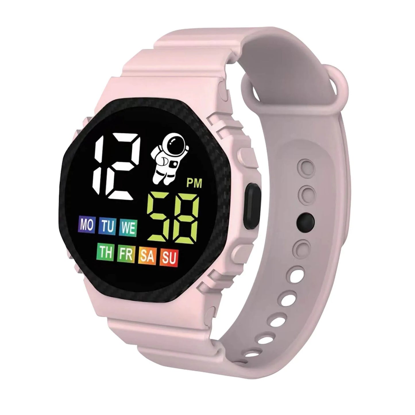 Digital Watch Sports Electronic Watch Waterproof Men'S And Women'S Children'S Outdoor Watch Led Display Multi-Function Digital