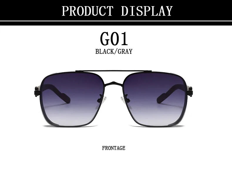Sunglasses For Men Square Sunglasses Women Trendy Luxe Vintage Fashion Glasses Retro Steampunk Shades Gafas De Sol Hombre