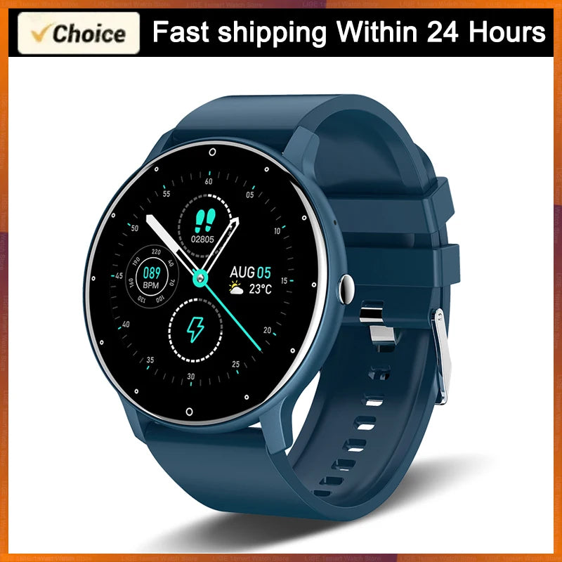 LIGE Smart Watch Women Men Lady Gift Sport Fitness Watches Heart Rate Monitor Waterproof Smartwatch For Xiaomi Android IOS