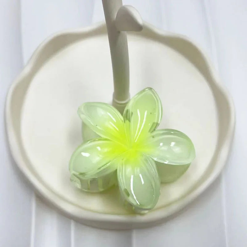 Large Flower Hair Claw Clip – Matte Sweet Barrette for Women & Girls