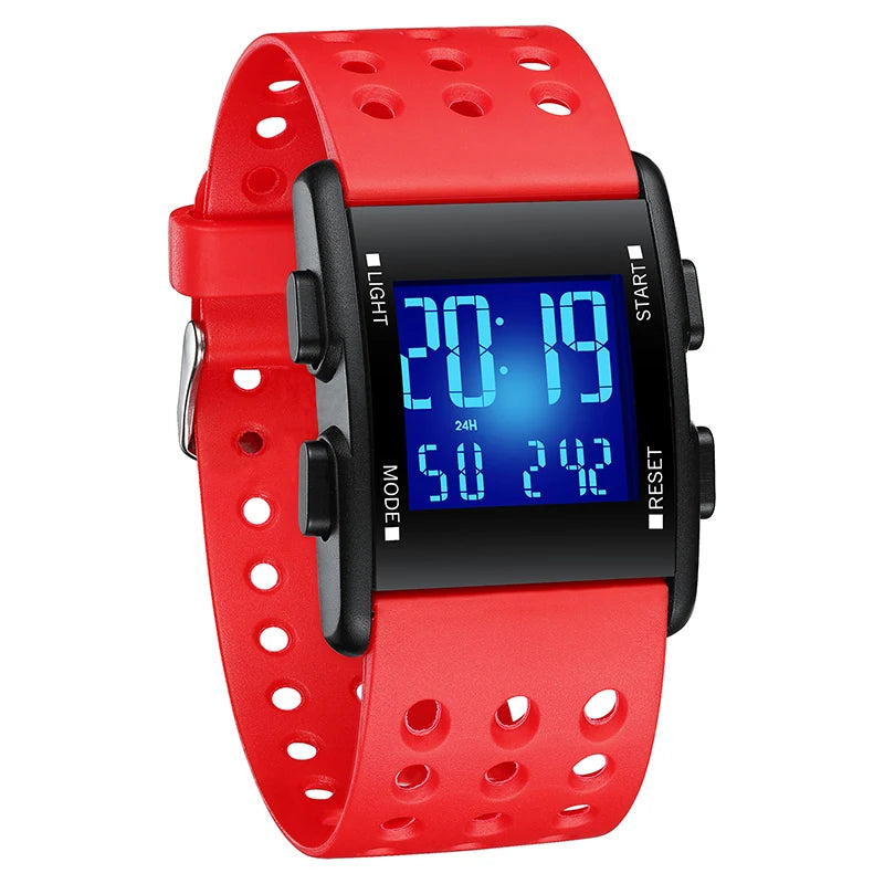addies Fashion Sports Digital Watch for Men Waterproof Chrono Electronic Mens Wristwatches Multifunctional watch Reloj Hombre
