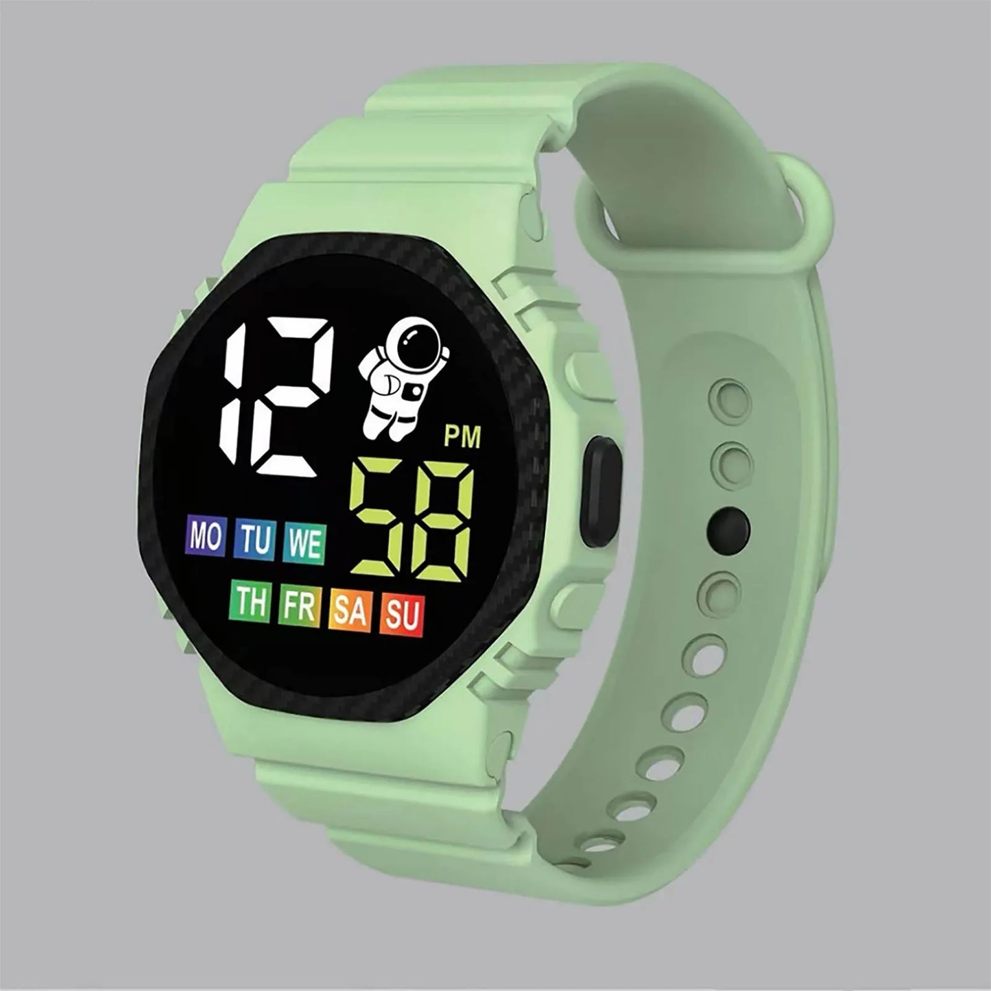 Digital Watch Sports Electronic Watch Waterproof Men'S And Women'S Children'S Outdoor Watch Led Display Multi-Function Digital