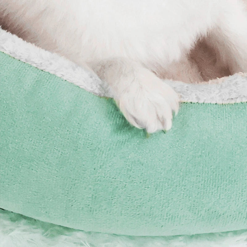 Truelove Plush Round Pet Bed - All-Season Mat for Indoor/Outdoor Cats & Dogs