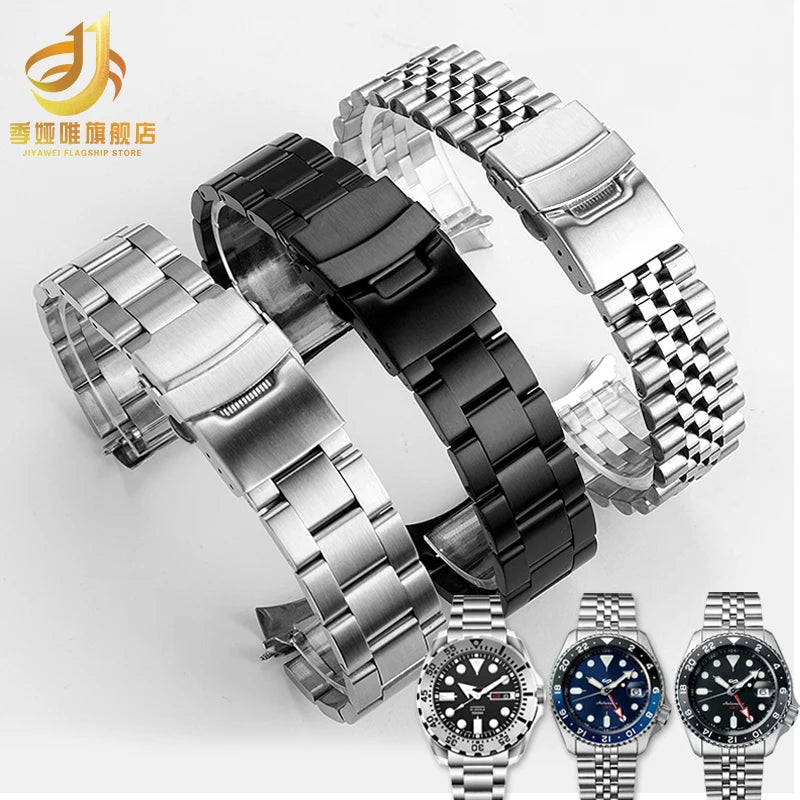 20mm 22mm For Casio MDV106-1A MDV-107 MTP-VD01 MDV-106D Strap Stainless Steel Wristband Metal Bracelet Replacement Watchband