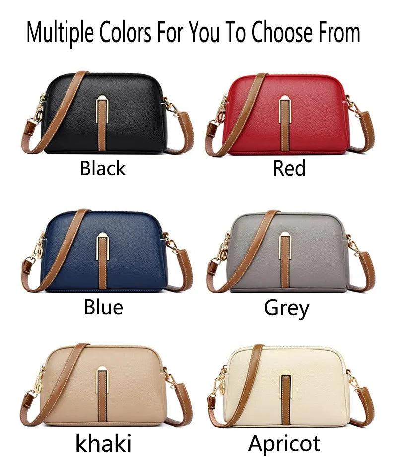 Women's Messenger Bag Women's Shoulder Bag Handbag Designer Cowhide Flap Bag Luxury Crossbody Bag For Women