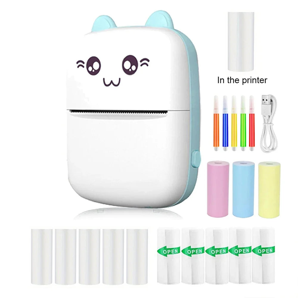 Mini Printer, Portable Thermal Photo Printer