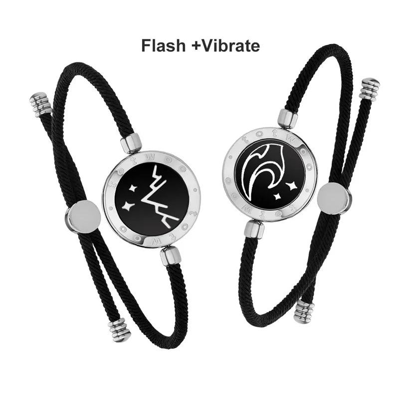 Long Distance Relationship Gifts Smart Sun&Moon Love Bracelet