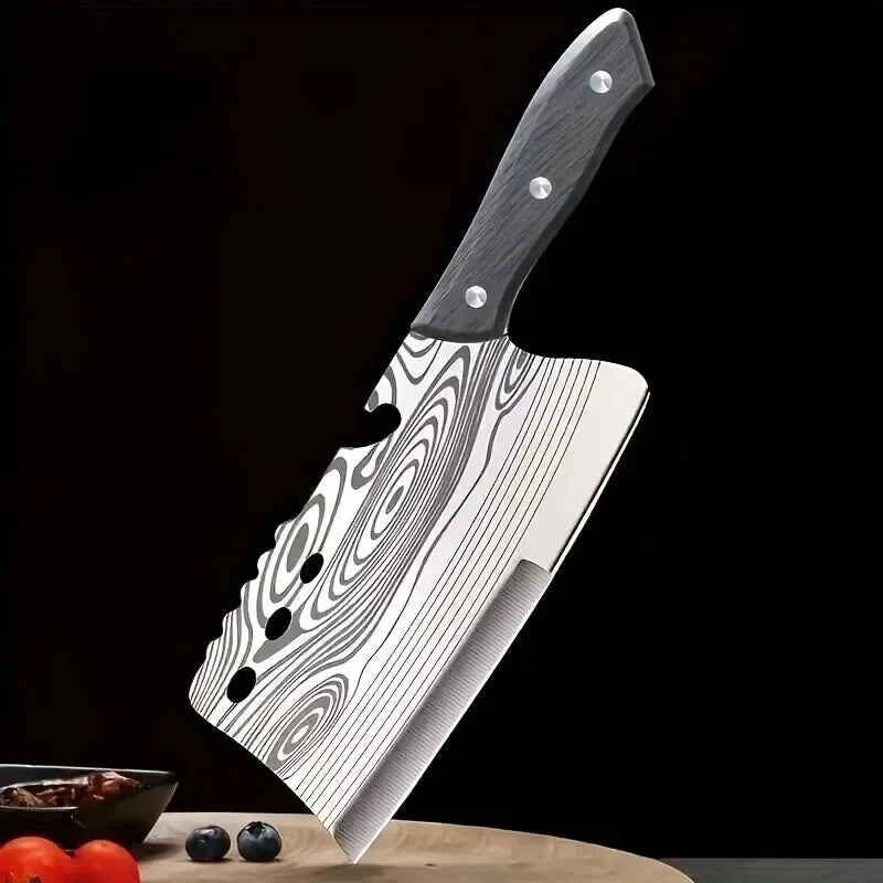 High hardness sharp cutting knife, chopping knife, kitchen tool, chef's special dual-purpose knife, cutting meat and vegetables