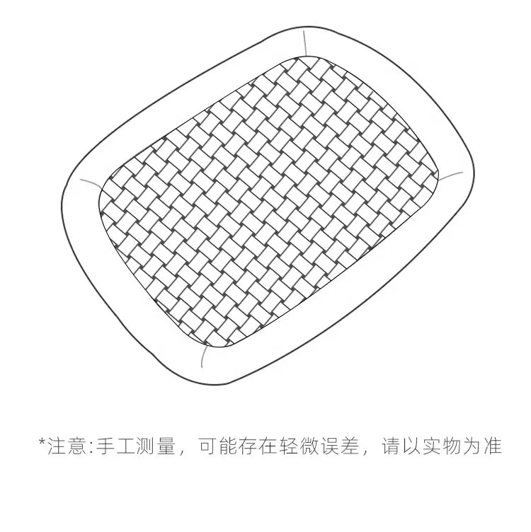 Breathable Rattan Cooling Mat - Summer Pet Bed for Dogs & Cats
