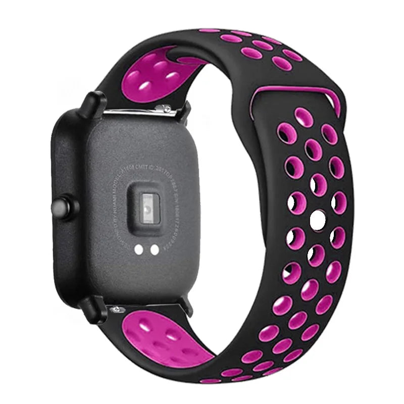 20mm 22mm Silicone Band For Samsung Galaxy Watch 4 Strap Correa Amazfit Bip 3/GTS/2/2e/3/2 Mini GTR 2e 3 GT2 Pro Bracelet GT2E