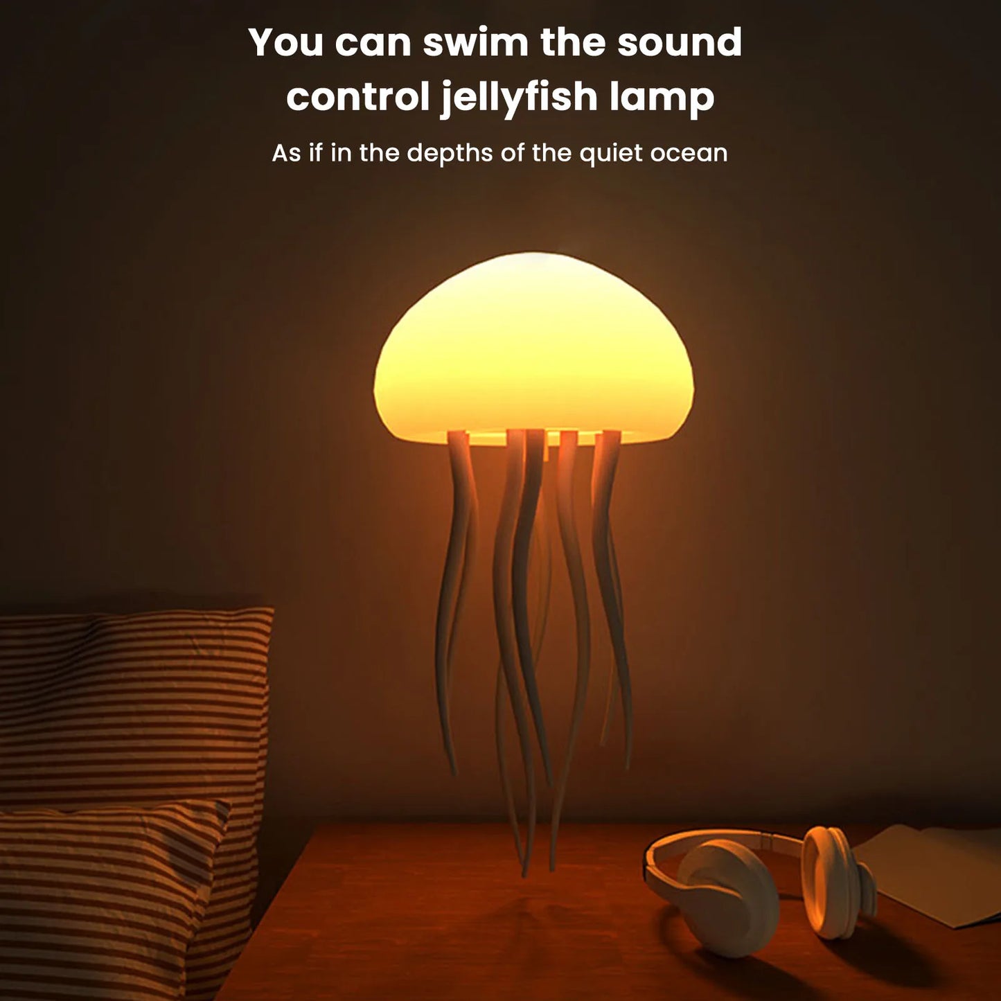 The jellyfish Atmosphere Light With Warm Light And Full -color