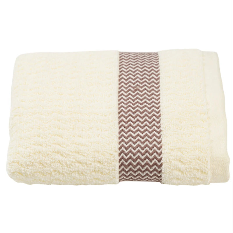 2-Pack Thickened Pure Cotton Towels - Highly Absorbent & Quick-Dry