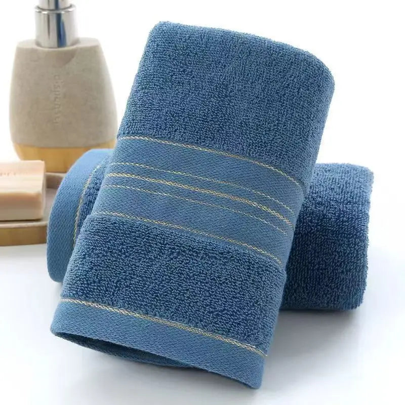 All-Cotton Class A Premium Face & Bath Towel Set - Thickened & Highly Absorbent