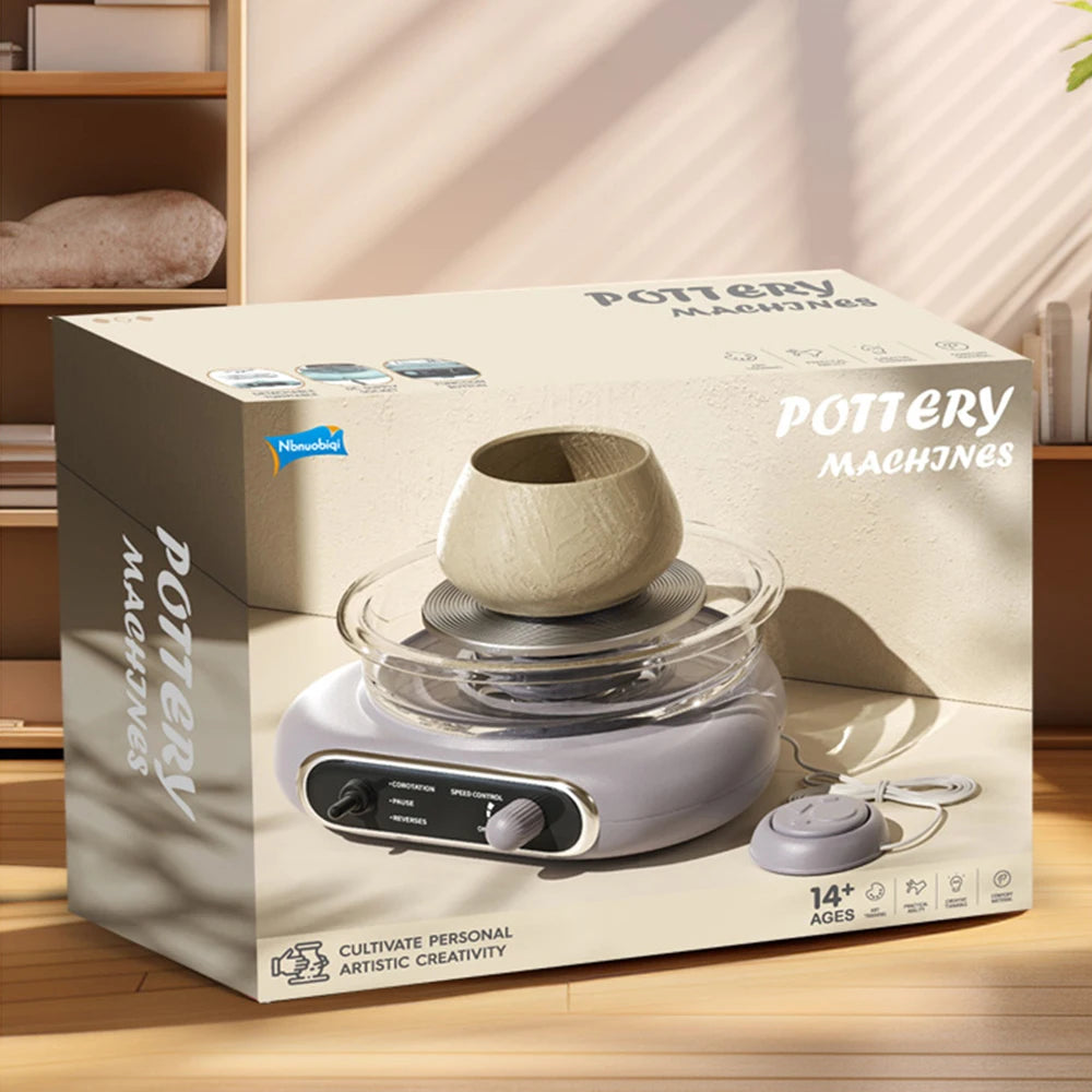 Mini Pottery Wheel Kit for Kids Adults