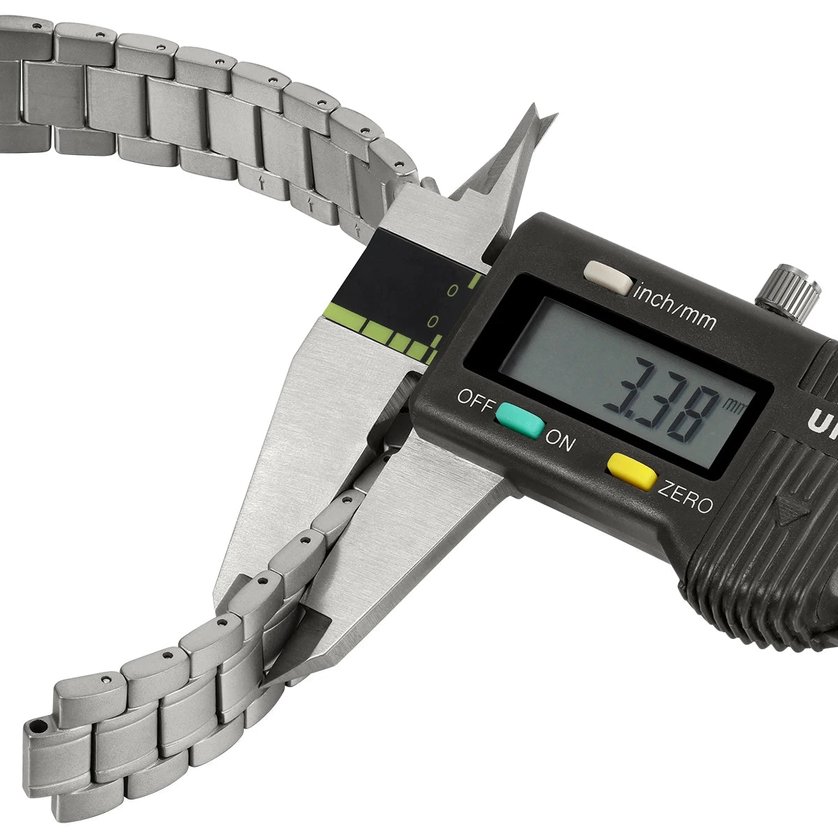 BERNY Quick Release 20m Full Titanium Watch Bands with Titanium Clasp Bracelet for BERNY T2566MS/T2576MS Watch Replace
