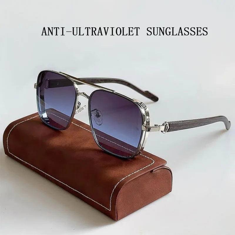 Sunglasses For Men Square Sunglasses Women Trendy Luxe Vintage Fashion Glasses Retro Steampunk Shades Gafas De Sol Hombre