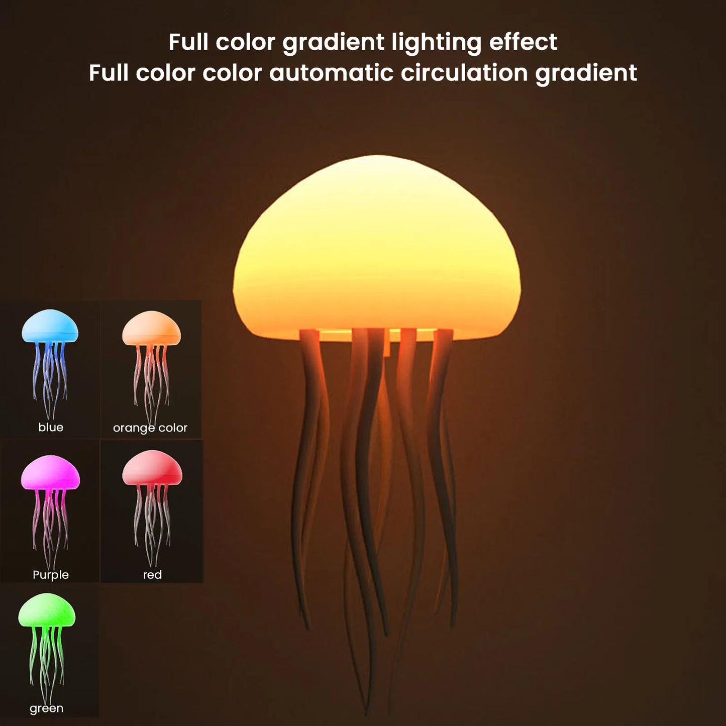 The jellyfish Atmosphere Light With Warm Light And Full -color