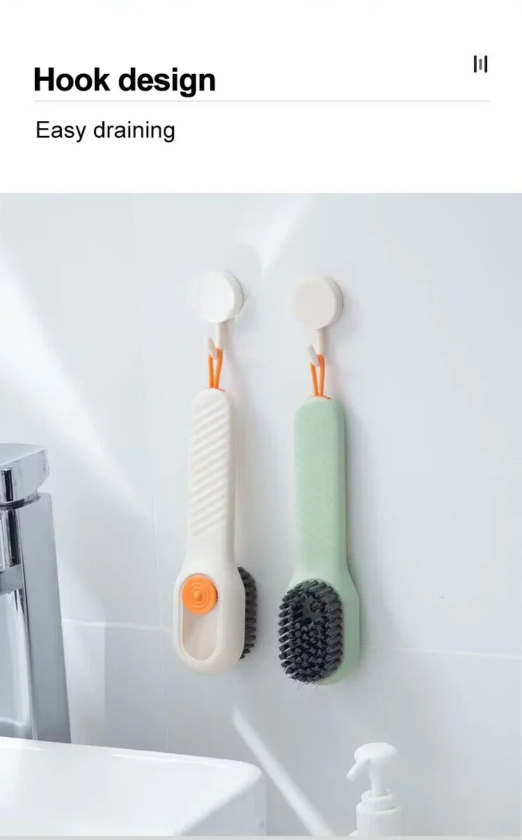 Shoe Brush Cleaner Brush for Cleaning Shoes for Slippers Sneakers Rubber Soft-bristled Liquid Shoe Cleaning Brush Clothing Brush