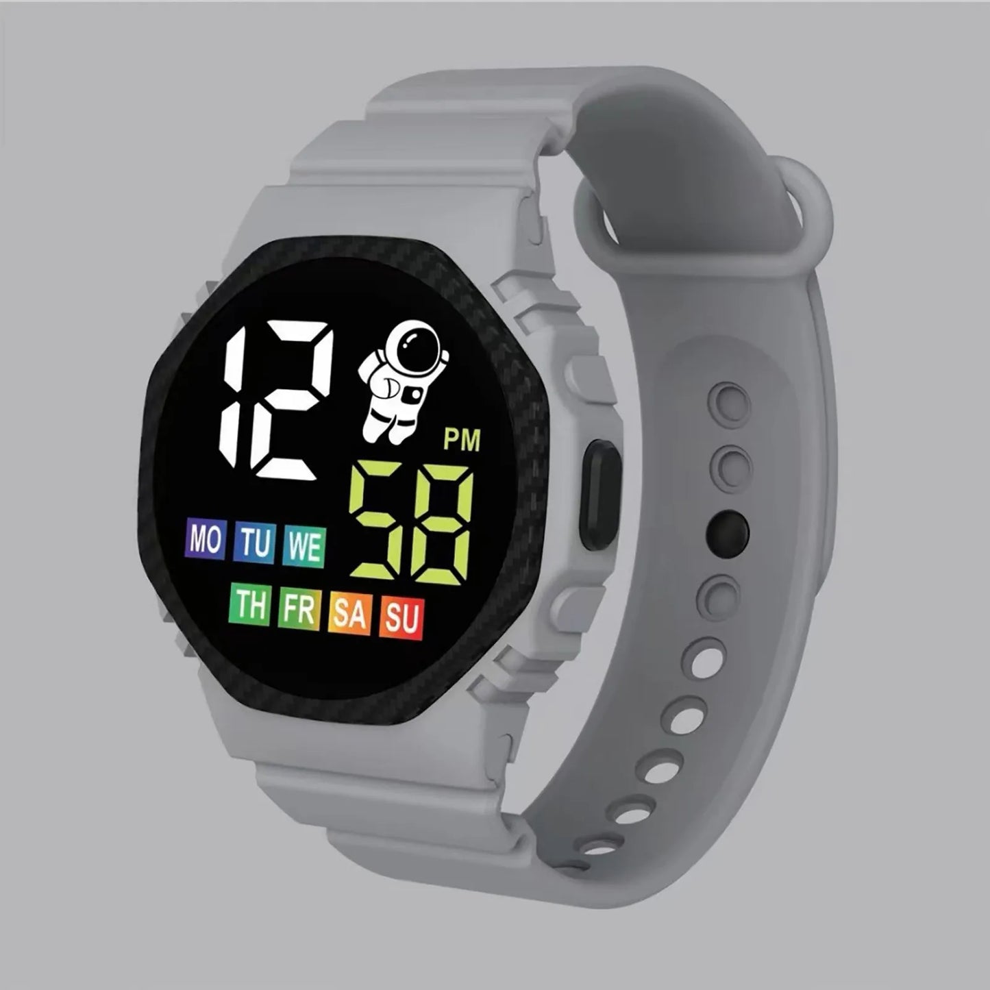 Digital Watch Sports Electronic Watch Waterproof Men'S And Women'S Children'S Outdoor Watch Led Display Multi-Function Digital