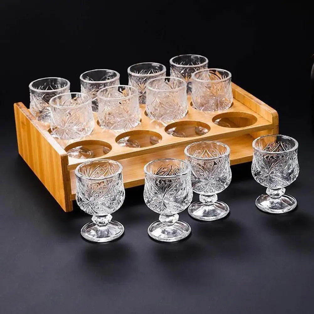 High Foot Cup Drink Cups Wineglasses Goblet Transparent Glass for Home Restaurant Bar Juice Mugs Diamond Drinkware Water Cu I2H8