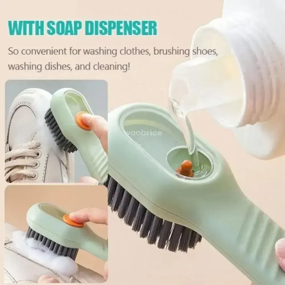 Shoe Brush Cleaner Brush for Cleaning Shoes for Slippers Sneakers Rubber Soft-bristled Liquid Shoe Cleaning Brush Clothing Brush