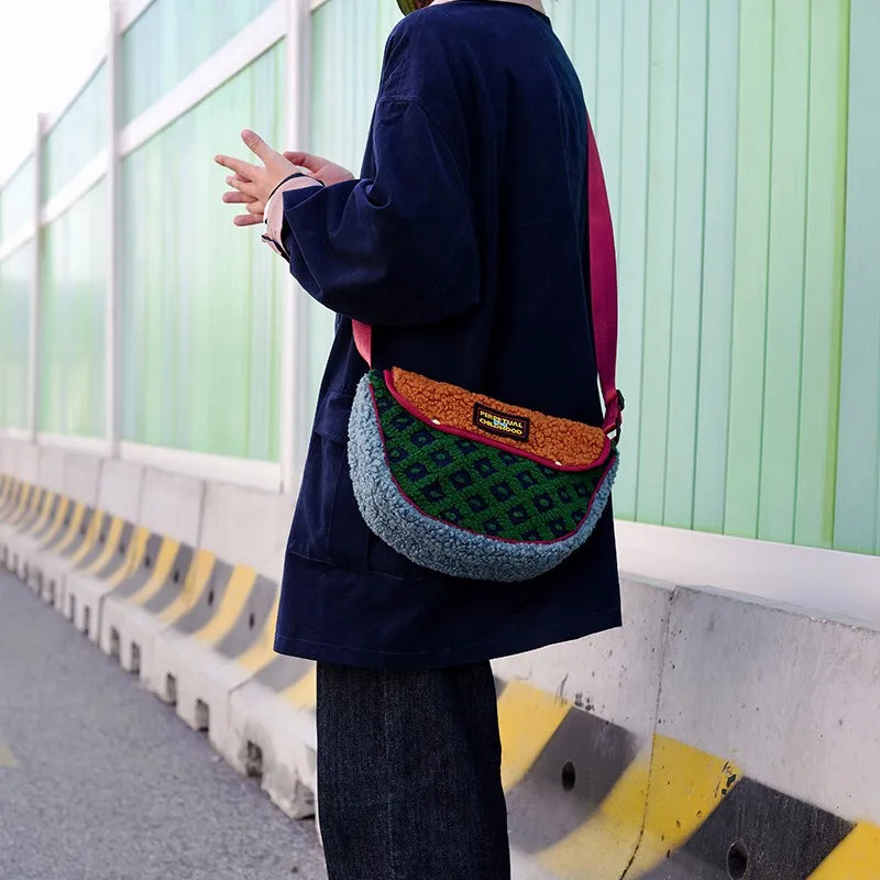 Original Plush Shoulder Bag For Women