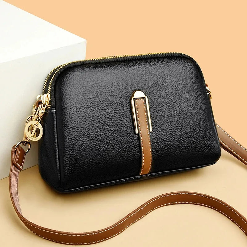 Women's Messenger Bag Women's Shoulder Bag Handbag Designer Cowhide Flap Bag Luxury Crossbody Bag For Women