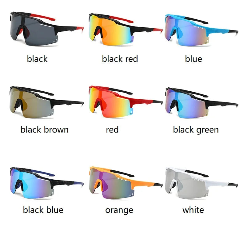Sunglasses for Men Sport Cycling Glasses Bike Mountain Bicycle Hiking Camping Golf UV400 Protection Glasses Women Baseball