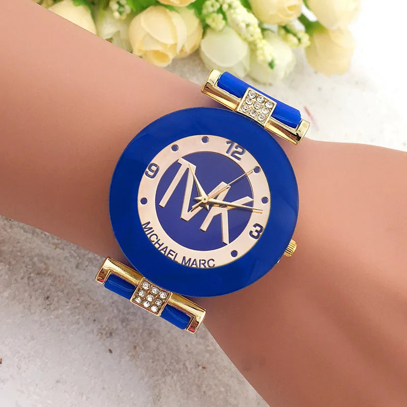 Womens Wristwatch Fashion Men Diamond Quartz Watches Silicone Luxury TVK Brand Relojes Digitales Femme Watch For Women Bracelet